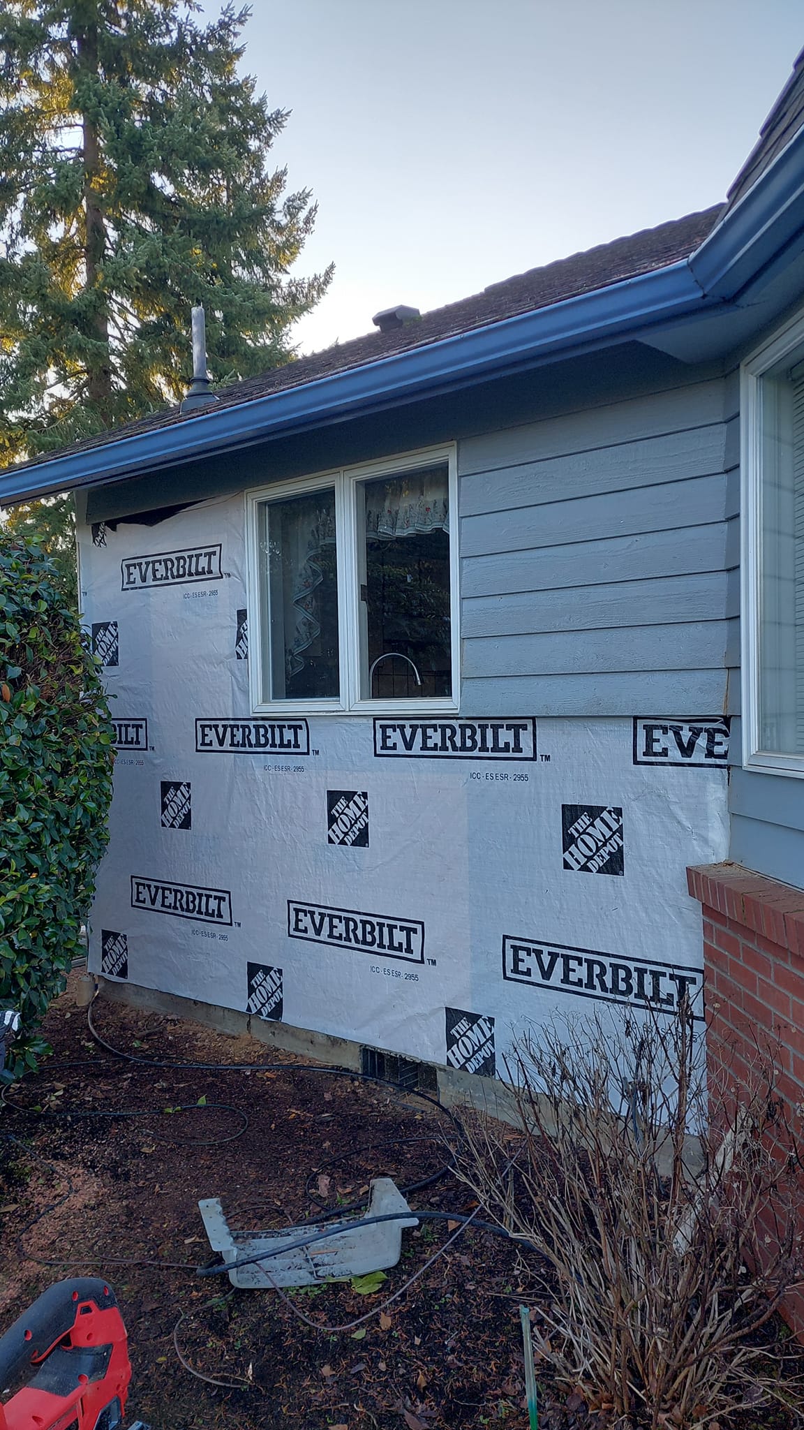 Siding During Repair